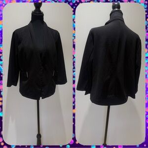 89th & Madison Black Women's Blazer